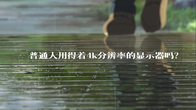 普通人用得着4k分辨率的显示器吗？